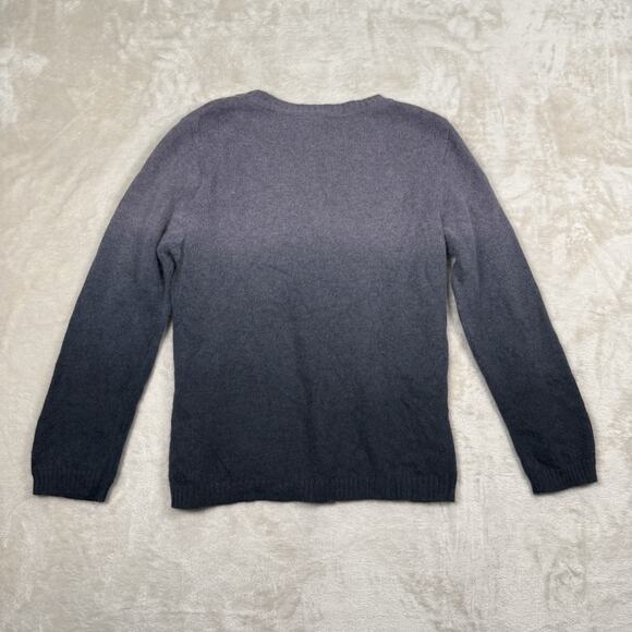 Vintage Versace Jeans Couture Angora Sweater Size M Italy Ombre Gray Medusa Y2K - Picture 4 of 8